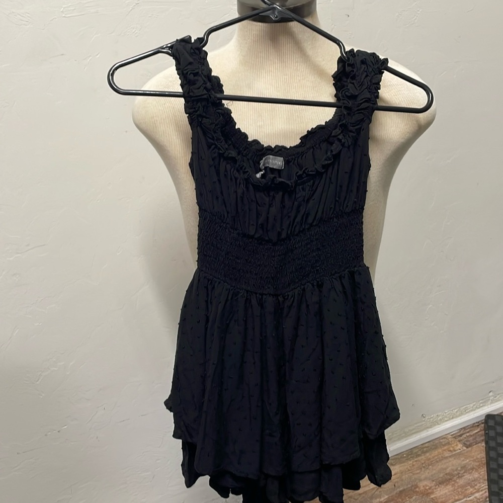 black urban outfitters romper size XS elastic waist